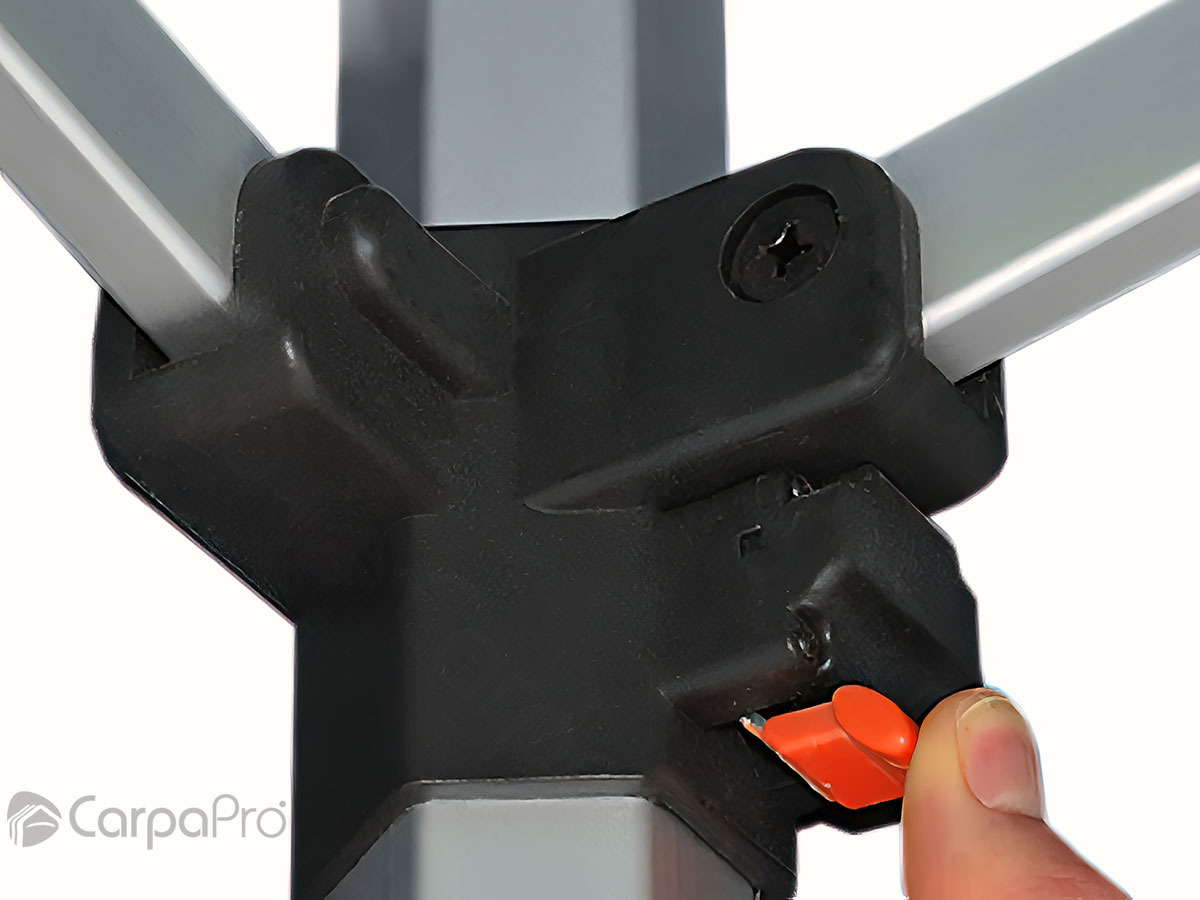 Detalle del sistema de anilla de seguridad